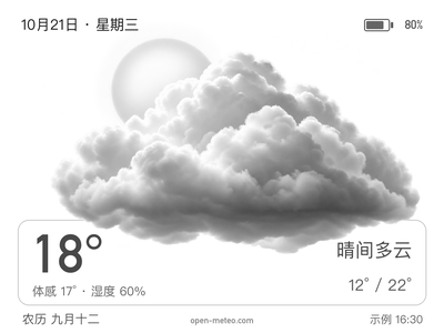 マニラ・アイコン天気の 400×300 サンプル