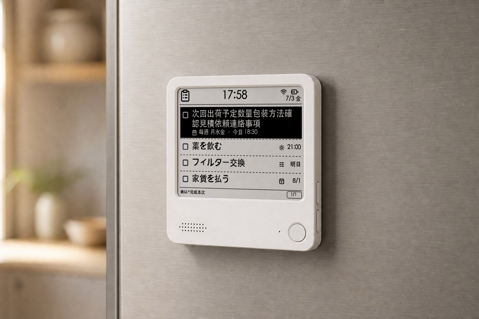 ZECTRIX NOTE 磁吸在生活空间中的产品细节